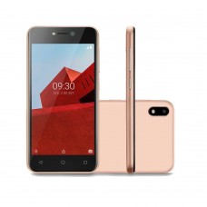 Celular Multilaser E 3G 32GB Dourado Android 8.1 Oreo, Câmera 5MP, Tela 5"
